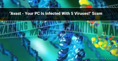 Avast - Your PC Is Infected With 5 Viruses