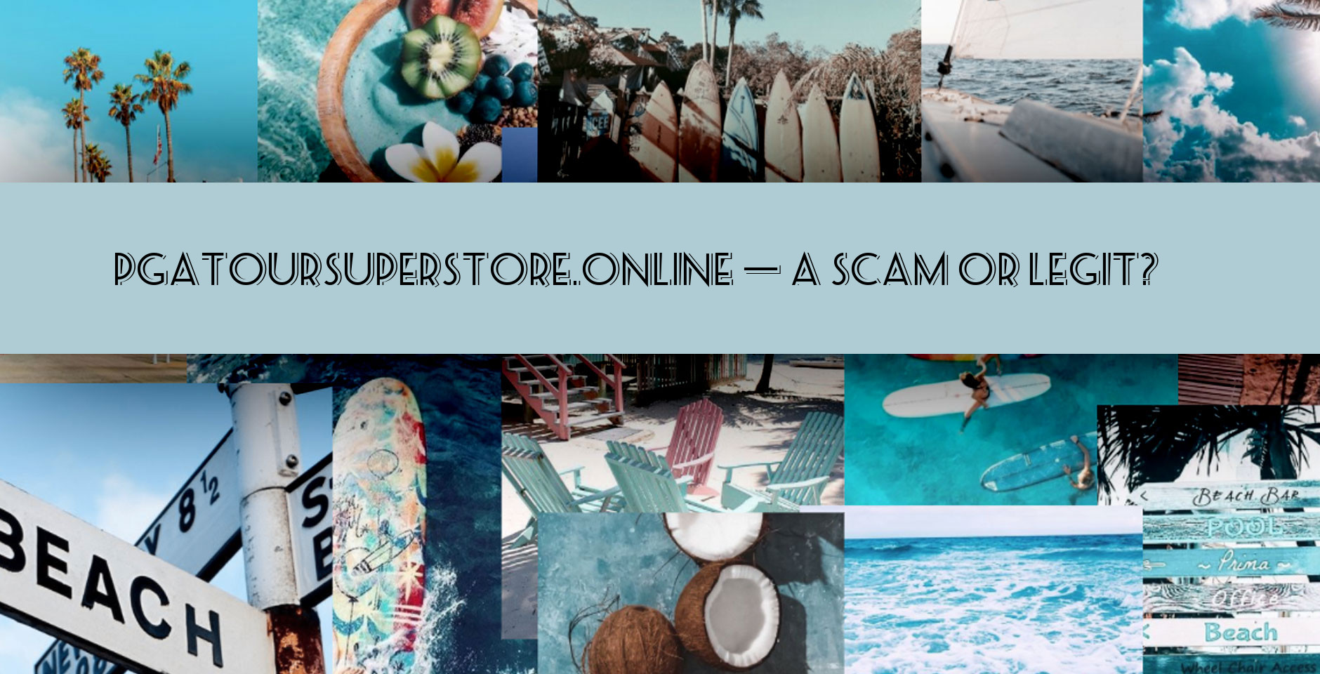 Scam Store A Fake PGA TOUR Superstore Website