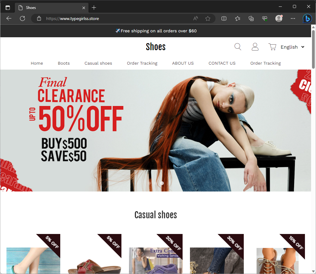 Typegirlss.store Scam