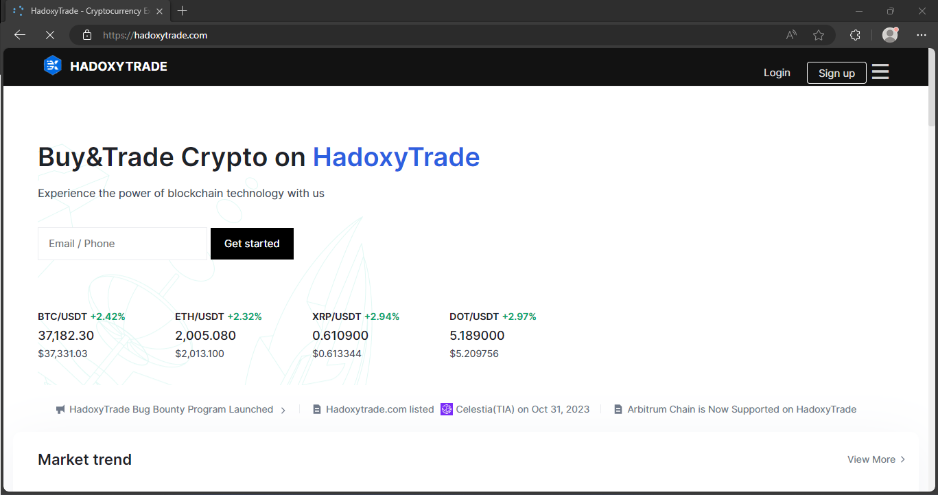 Hadoxytrade.com Scam