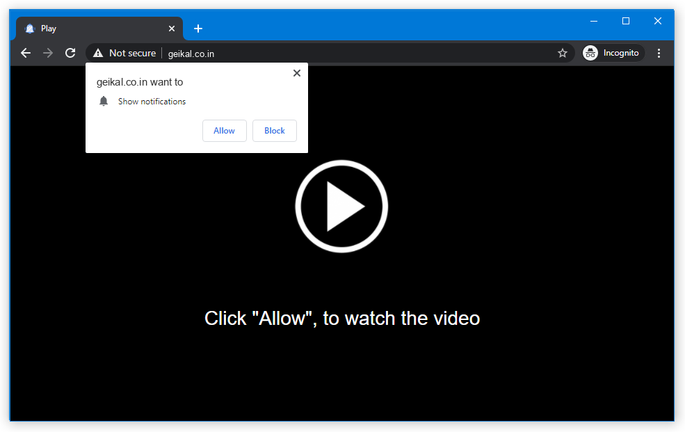 Geikal.co.in push notification