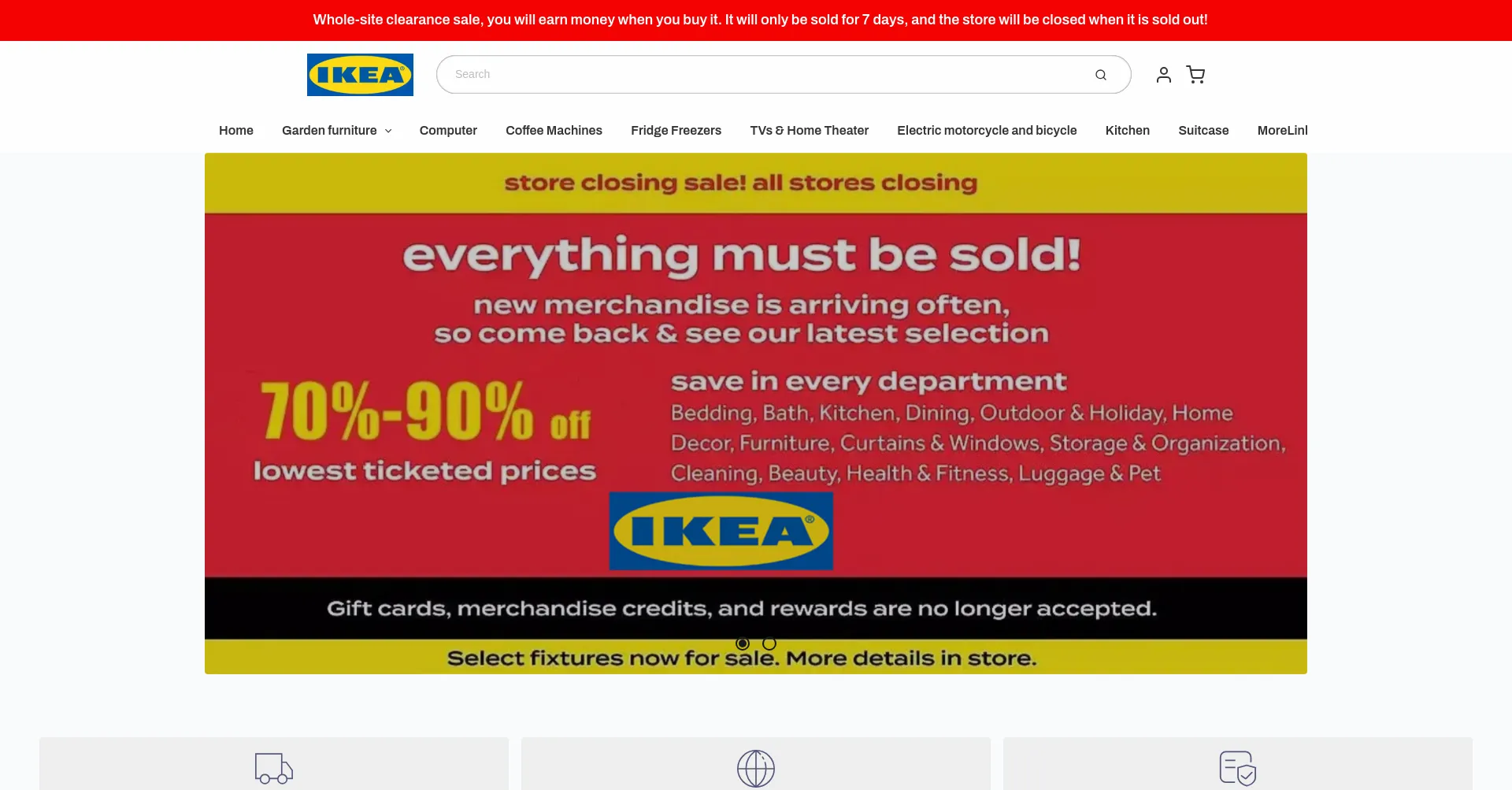 IKEAOnlineSale.com Scam Store: IKEA Year-End Sale Scam