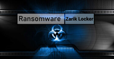 Zarik Locker ransomware removal guide