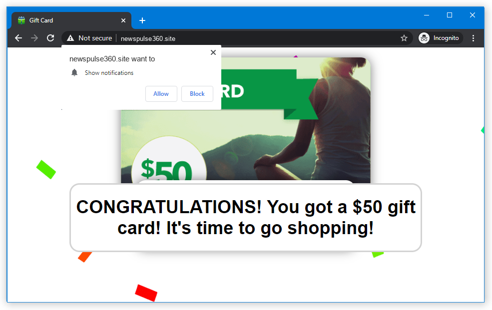 Newspulse360.site push notification
