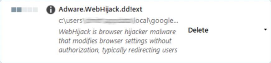 Gridinsoft Anti-Malware detection details row