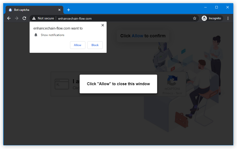 Enhancechain-flow push notification