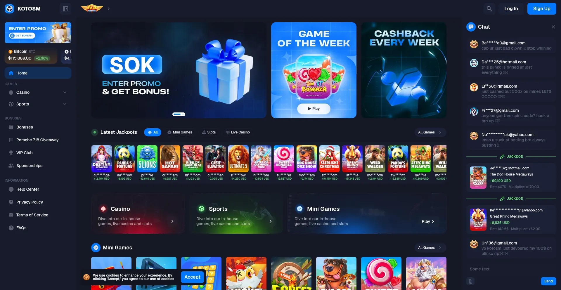 Kotosm.com Casino Scam