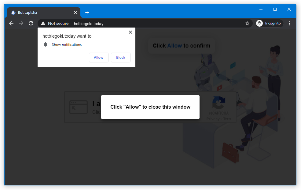 Hotblegoki push notification