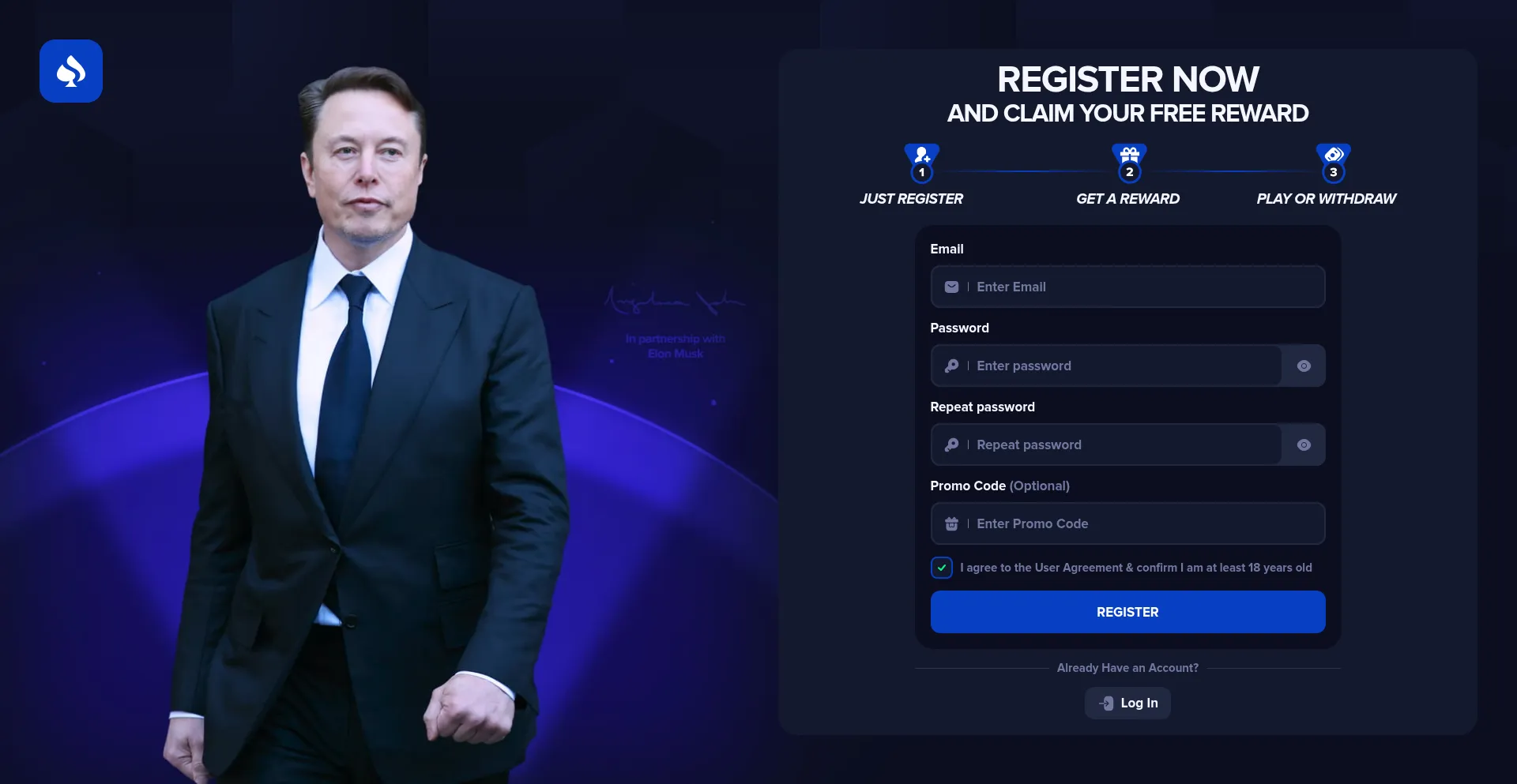 Muskempire.bet Casino Scam