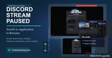 Featured image for Discord Stream Paused troubleshooting with screen share and stream quality settings