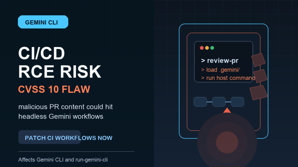 Gemini CLI CVSS 10 flaw could expose headless CI and CD workflows to remote code execution risk