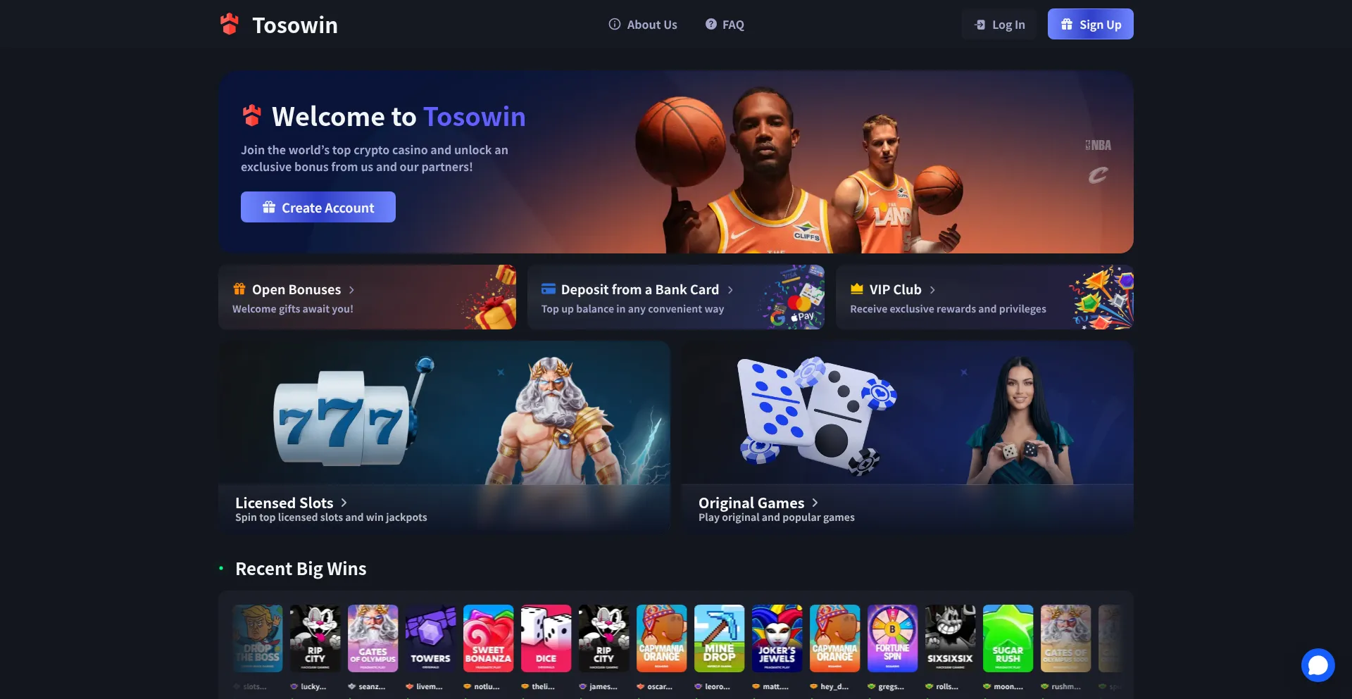 Tosowin.com Casino Scam