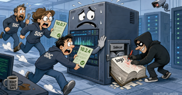 Editorial comic about Splunk Enterprise CVE-2026-20253 and the PostgreSQL sidecar service flaw